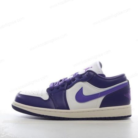 Herren/Dam Nike Air Jordan 1 Low ‘Mörkblå Vit’ Skor DC0774-502