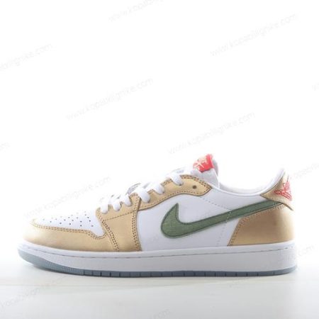 Herren/Dam Nike Air Jordan 1 Low OG ‘Grönt Guld’ Skor FQ6593-100