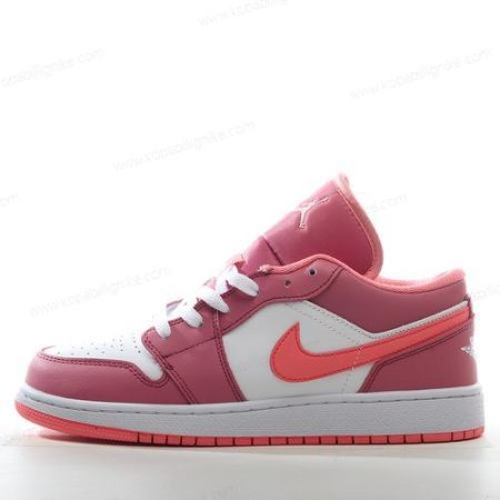 Herren/Dam Nike Air Jordan 1 Low ‘Röd Vit’ Skor 553560-616