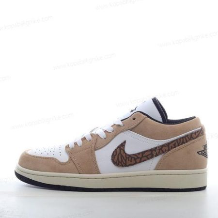 Herren/Dam Nike Air Jordan 1 Low SE ‘Guld Vit Svart’ Skor DZ4130-201