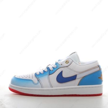 Herren/Dam Nike Air Jordan 1 Low SE ‘Vit Blå’ Skor FN8895-141