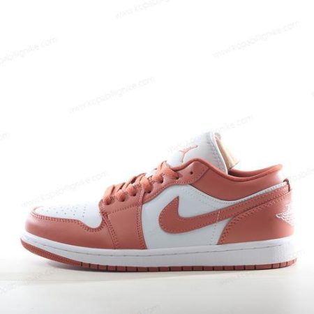 Herren/Dam Nike Air Jordan 1 Low ‘Vit Orange’ Skor DC0774-080