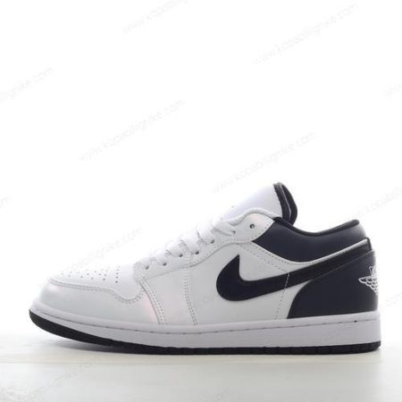 Herren/Dam Nike Air Jordan 1 Low ‘Vit Svart’ Skor 553558-132