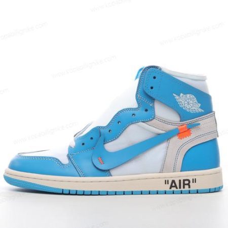 Herren/Dam Nike Air Jordan 1 Retro High ‘Blå Vit’ Skor AQ0818-148