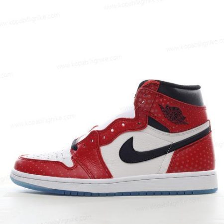 Herren/Dam Nike Air Jordan 1 Retro High ‘Röd Svart Vit’ Skor 555088-602