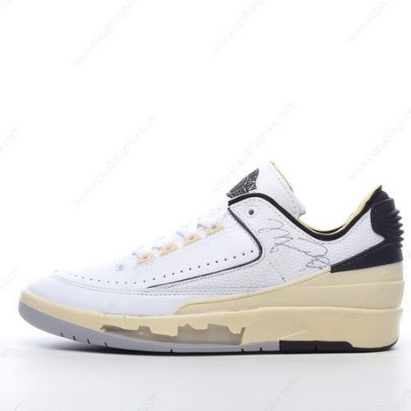 Herren/Dam Nike Air Jordan 2 Low SP x Off-White ‘Vit Svart’ Skor DJ4375-101