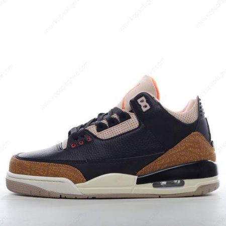 Herren/Dam Nike Air Jordan 3 Retro ‘Svart Brun Orange’ Skor CT8532-008