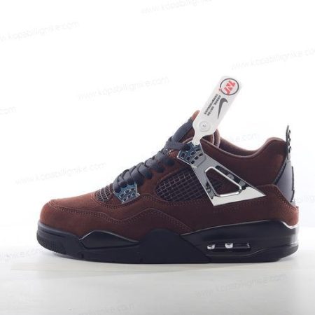 Herren/Dam Nike Air Jordan 4 Retro ‘Brun Silver’ Skor