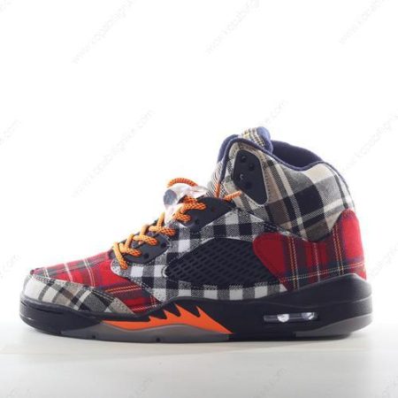 Herren/Dam Nike Air Jordan 5 Retro ‘Svart Orange’ Skor FD4814-008