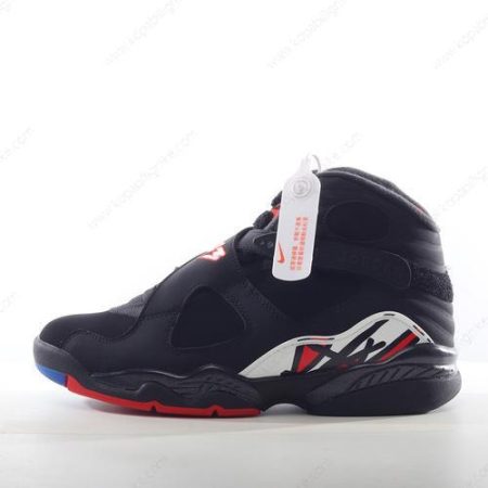 Herren/Dam Nike Air Jordan 8 Retro ‘Svart Röd Vit’ Skor 305368
