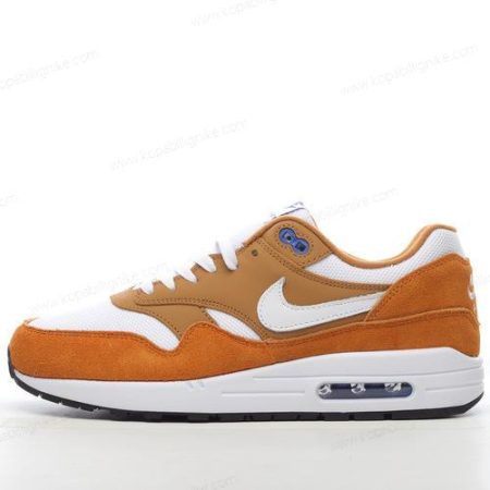 Herren/Dam Nike Air Max 1 ‘Ljusbrun Orange Vit’ Skor 908366-700