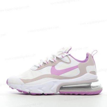 Herren/Dam Nike Air Max 270 React ‘Vit Violett’ Skor CZ1609-100