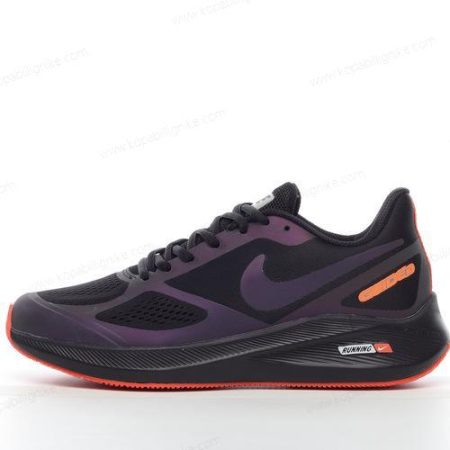 Herren/Dam Nike Air Zoom Winflo 7 ‘Svart Lila Orange’ Skor CJ0291-055