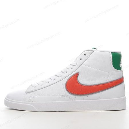 Herren/Dam Nike Blazer Mid ‘Vit Röd Grön’ Skor CJ6101-100