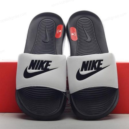 Herren/Dam Nike Victori One Slide ‘Vit Svart’ Skor CN9675-005