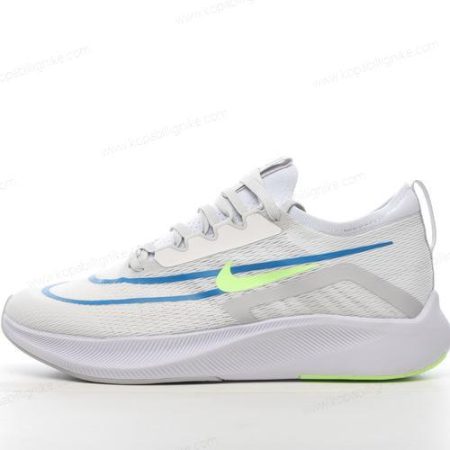 Herren/Dam Nike Zoom Fly 4 ‘Svart Vit Silver Grå Blå’ Skor